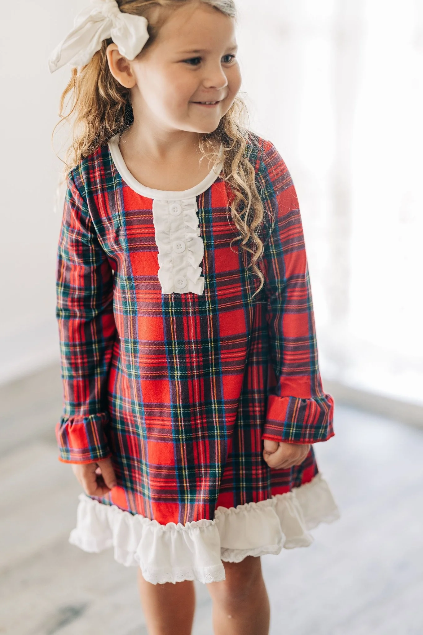 Gown with Bloomers - Tartan Holiday Lounge - Image 6