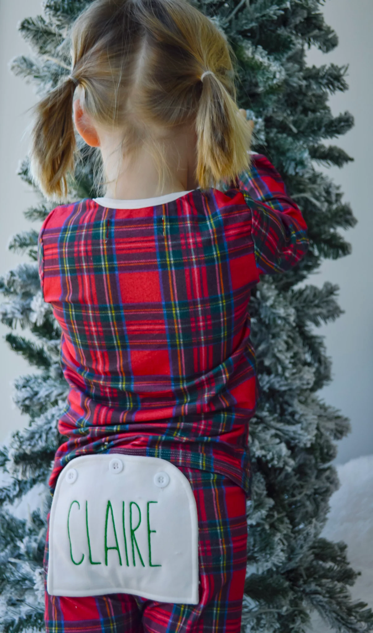 Ruffle Buttflap Pajamas - Tartan Holiday Lounge - Image 6