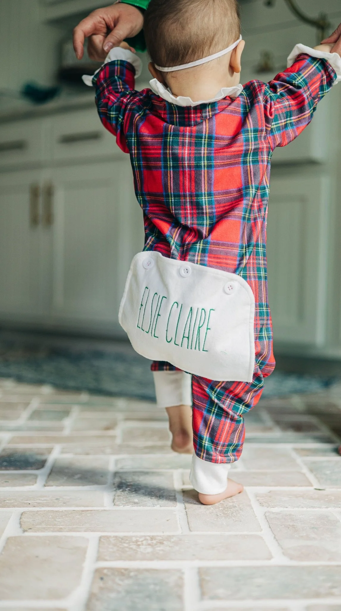 Ruffle Buttflap Pajamas - Tartan Holiday Lounge - Image 9