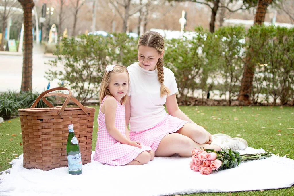 Ruffle Tennis Dress - Pink Gingham - Image 9
