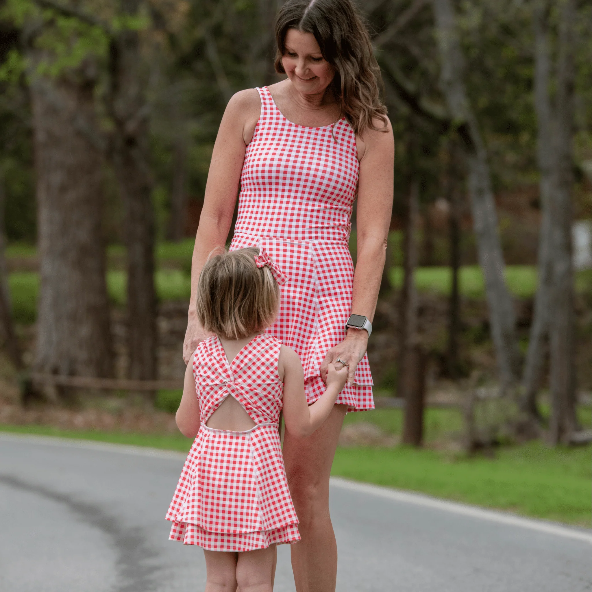 Ruffle Tennis Dress - Red Gingham - Image 7