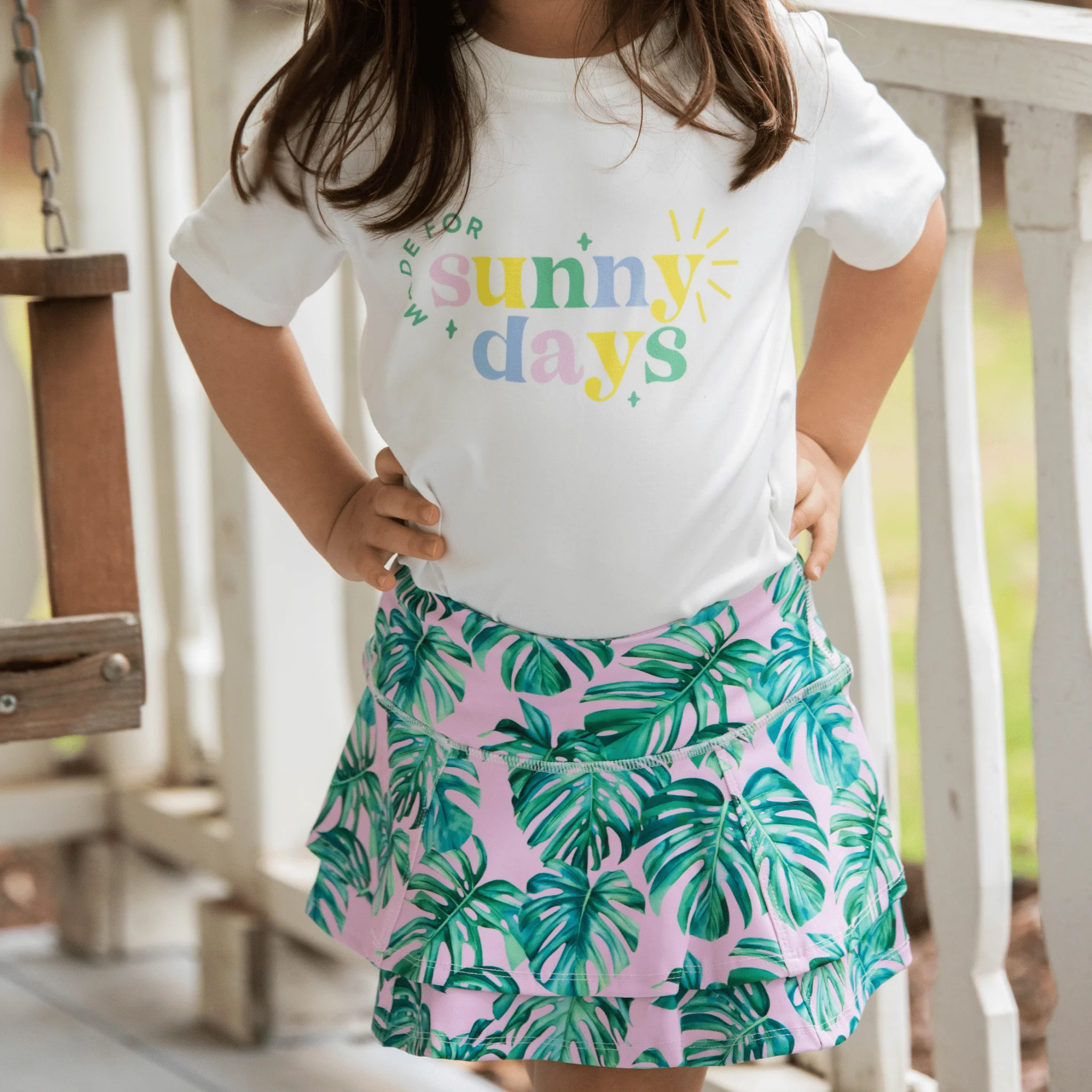 Tennis Skirt - Palm Leaves - Image 6