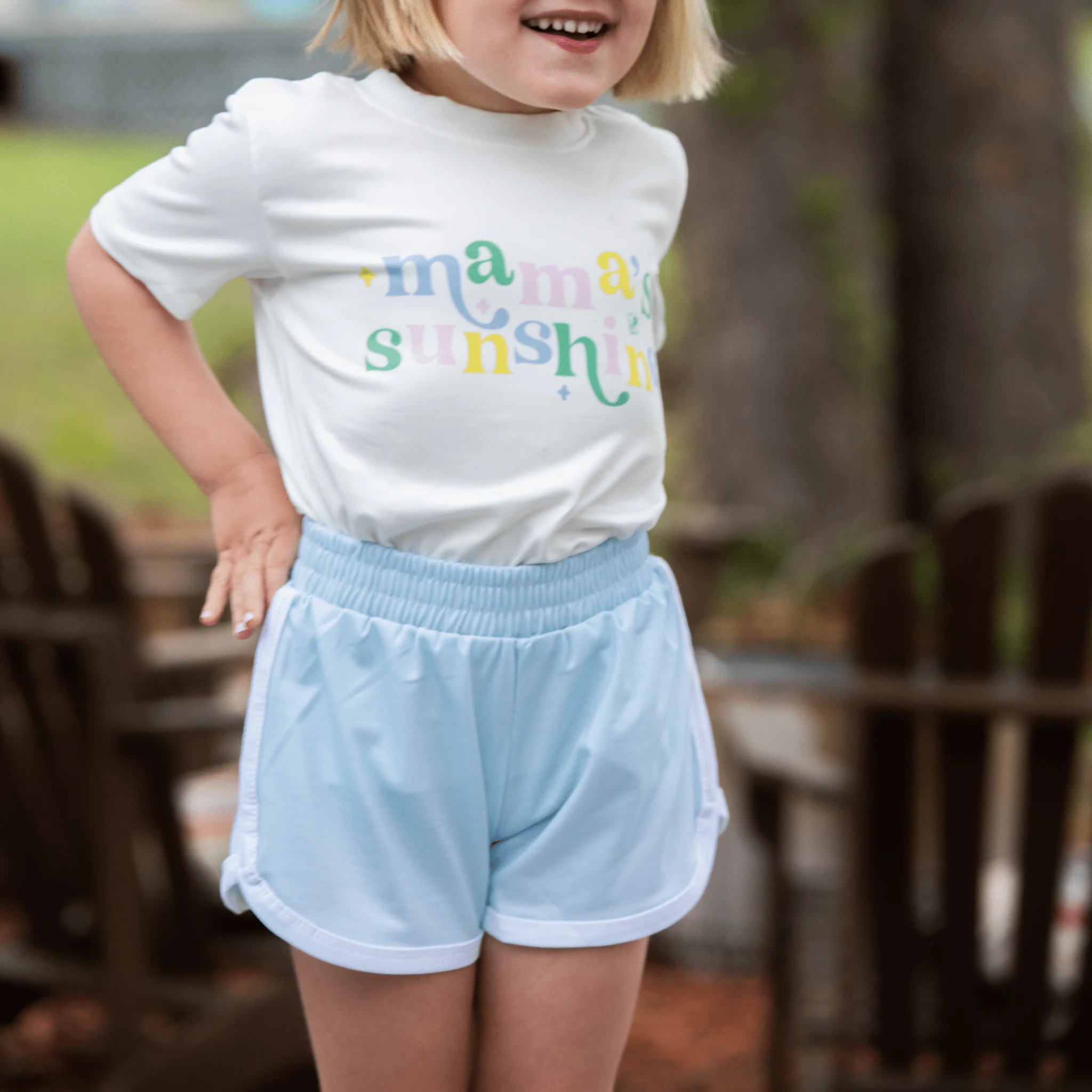Track Shorts - Baby Blue