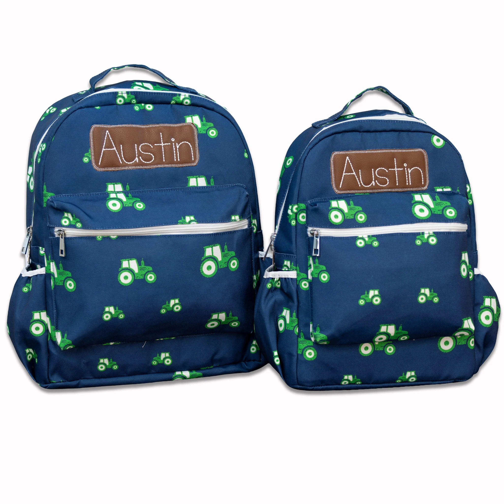 Backpack - Tractors on Navy - Image 3