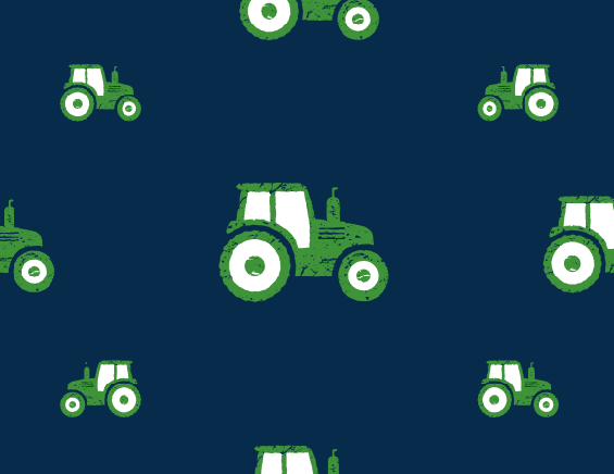 Backpack - Tractors on Navy - Image 5