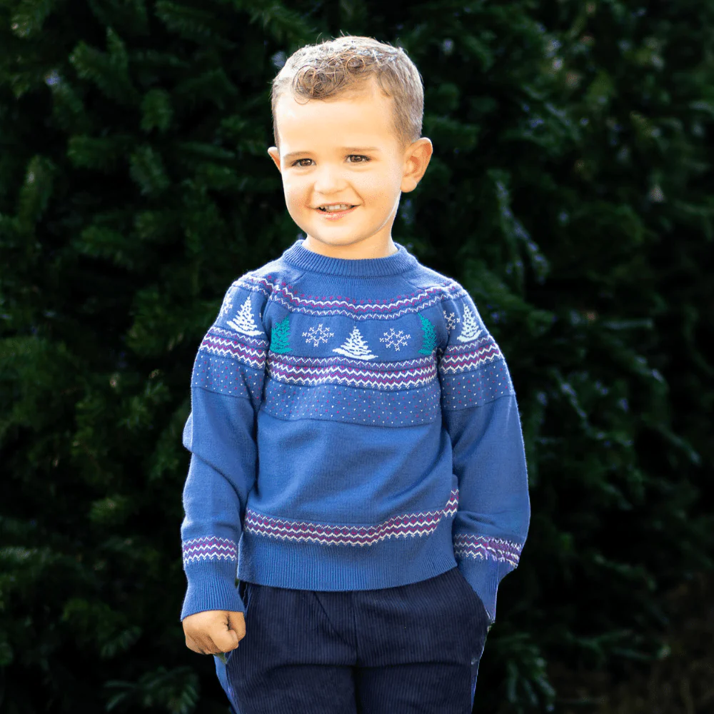 Tucker Crew Sweater - Peppermint Pines - Image 4