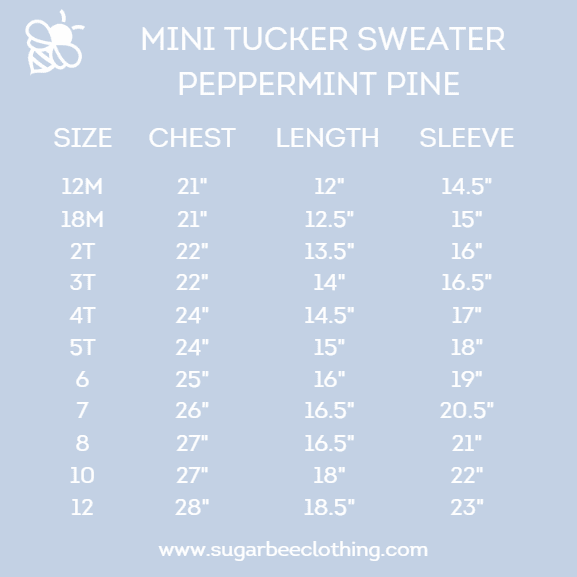 Tucker Crew Sweater - Peppermint Pines - Image 5