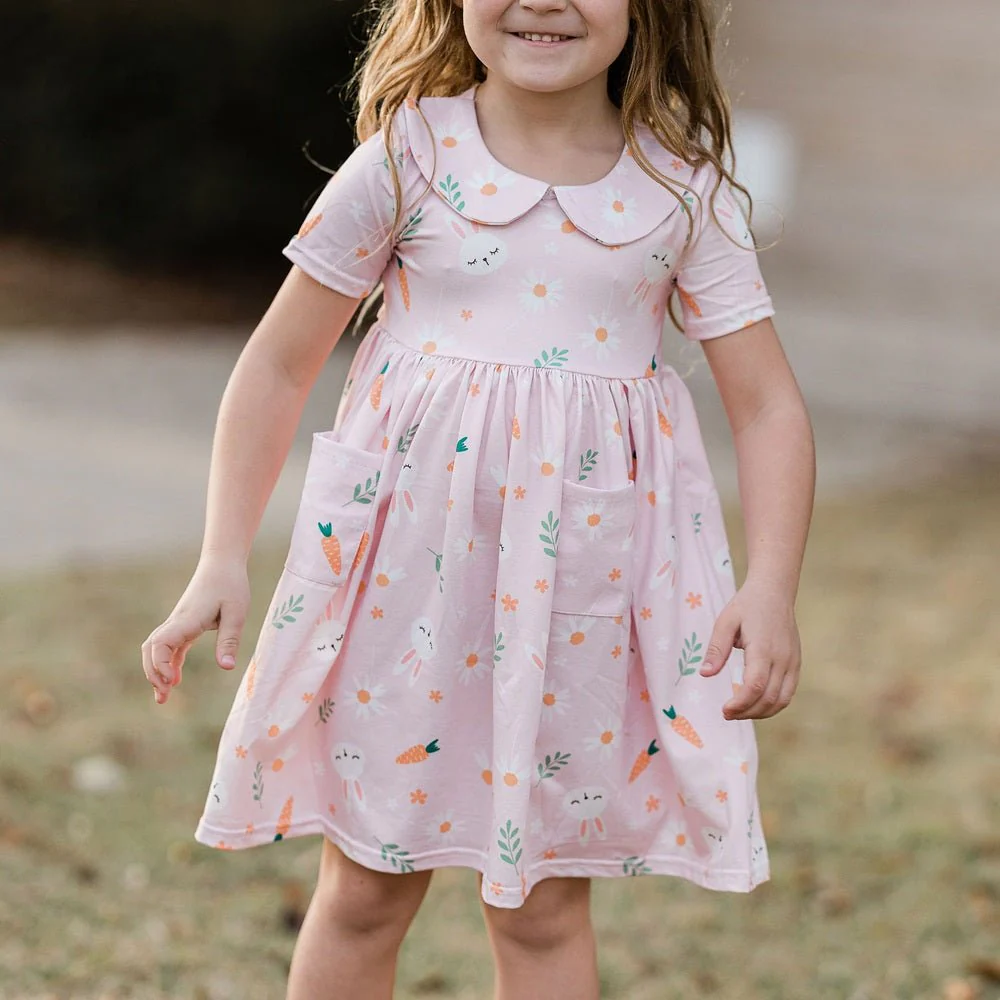 Twirl Dress - Pink Carrots - Image 3