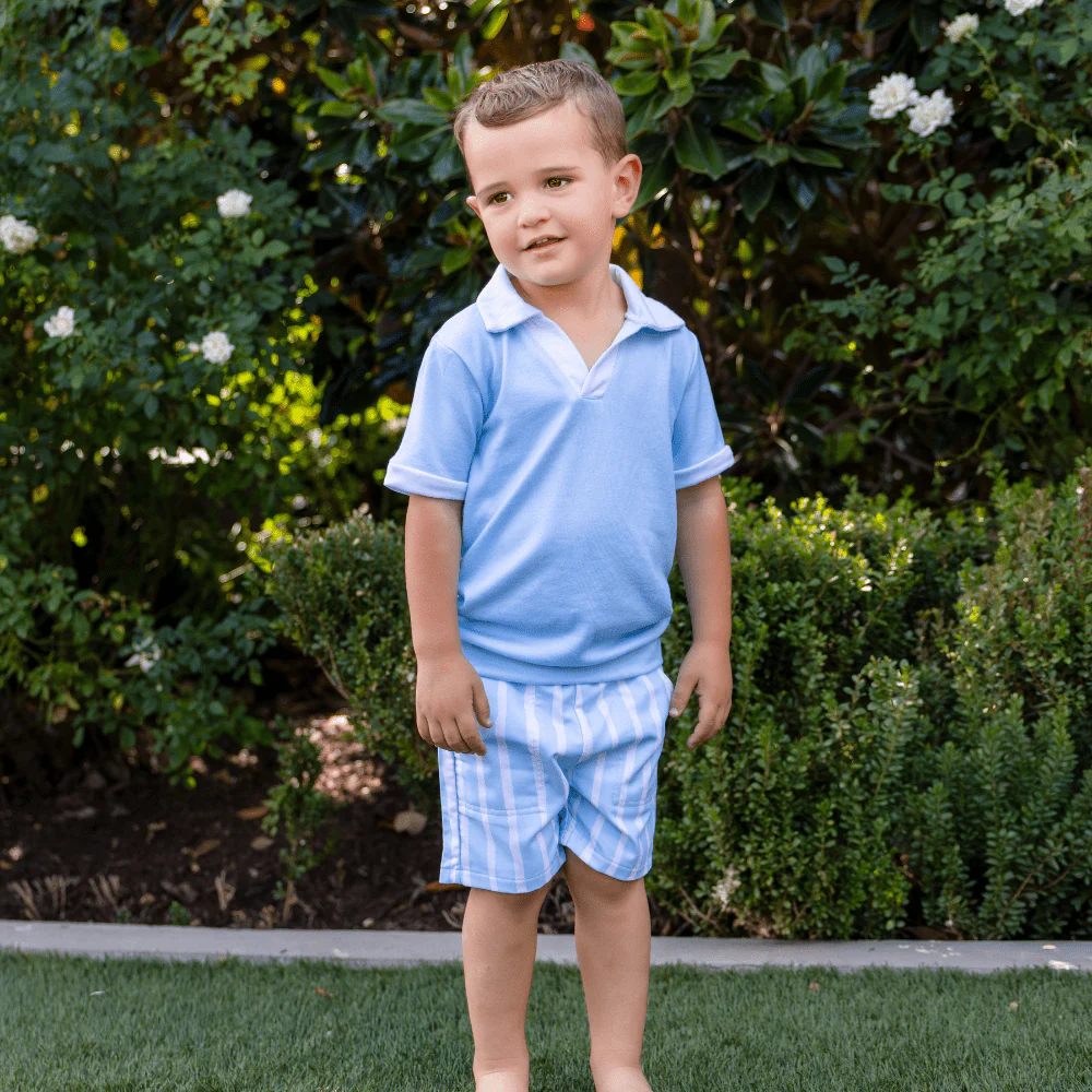 2-Piece Short Set - Coastal Blue - Image 3