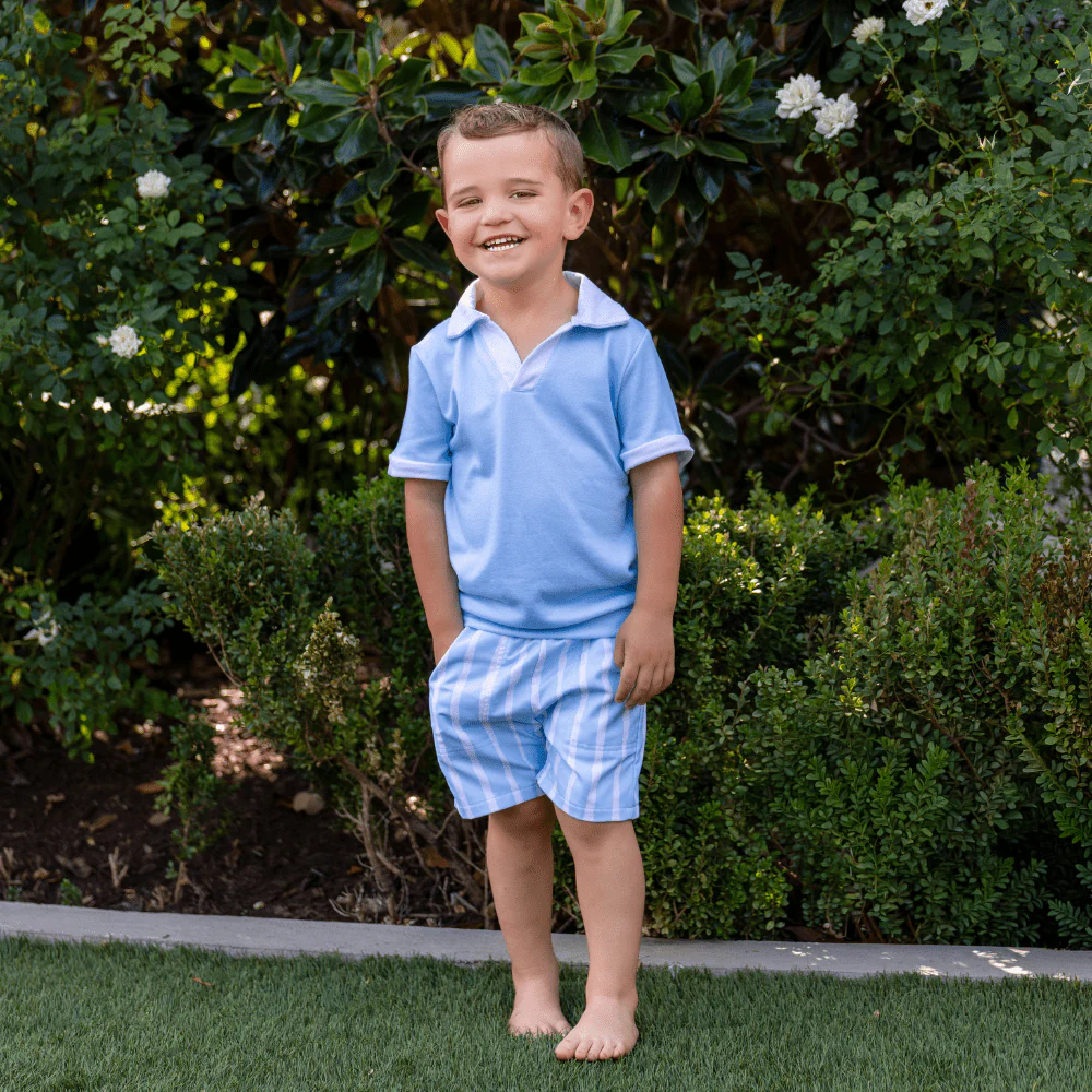 2-Piece Short Set - Coastal Blue - Image 4