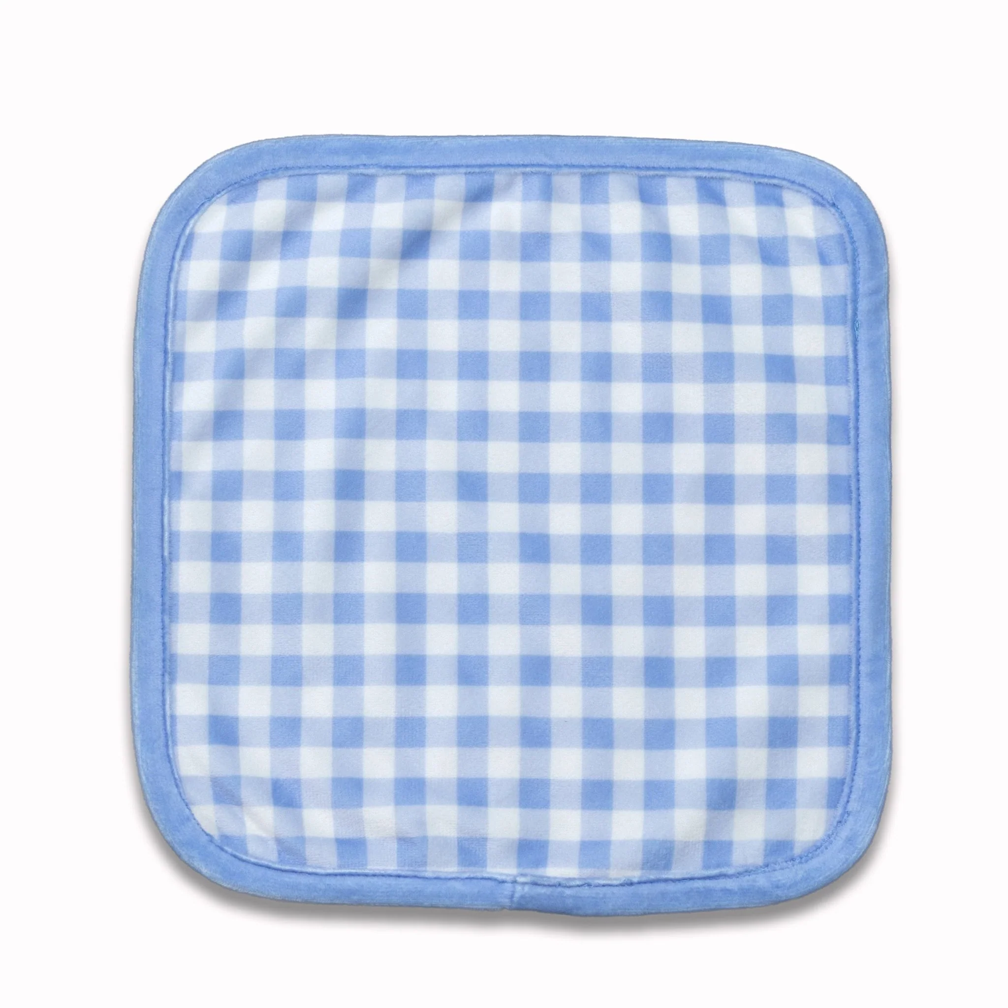 Wash Cloth - Blue Gingham - Image 3