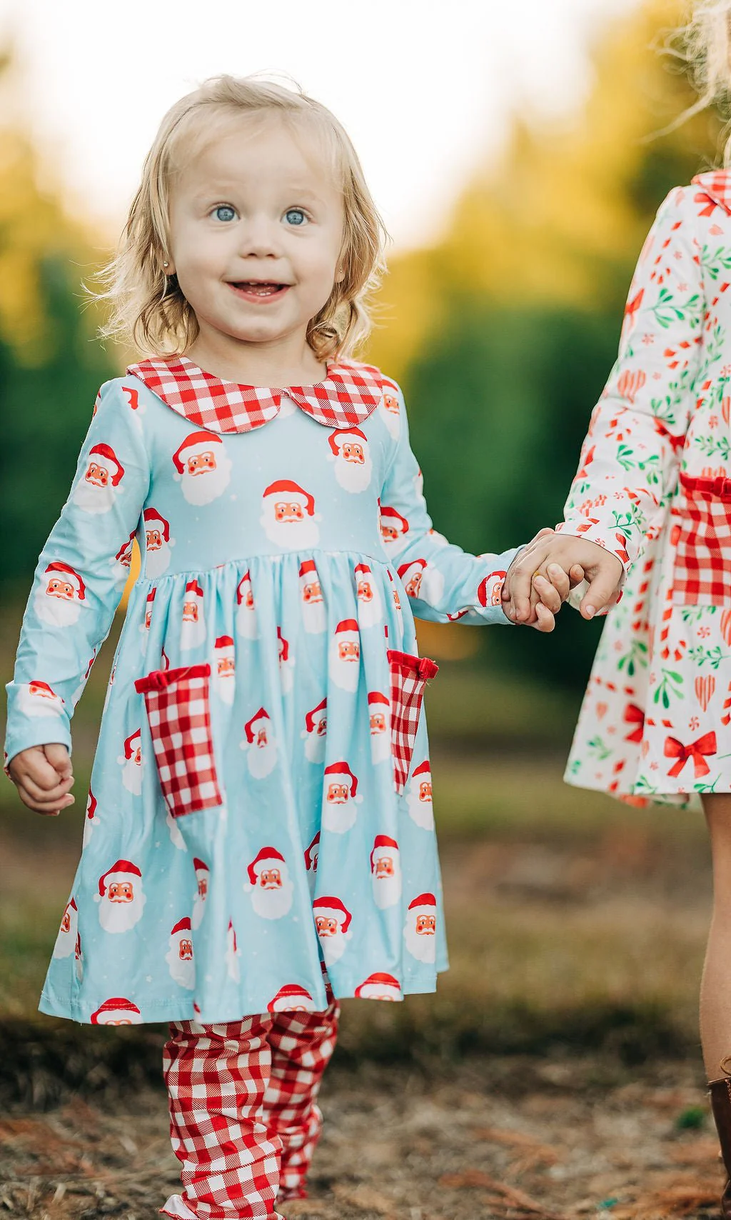 White Santa Twirl Dress - Image 4