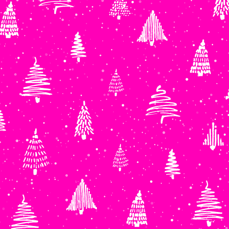 White Trees on Magenta - Pet Bandana Holiday Lounge - Image 2