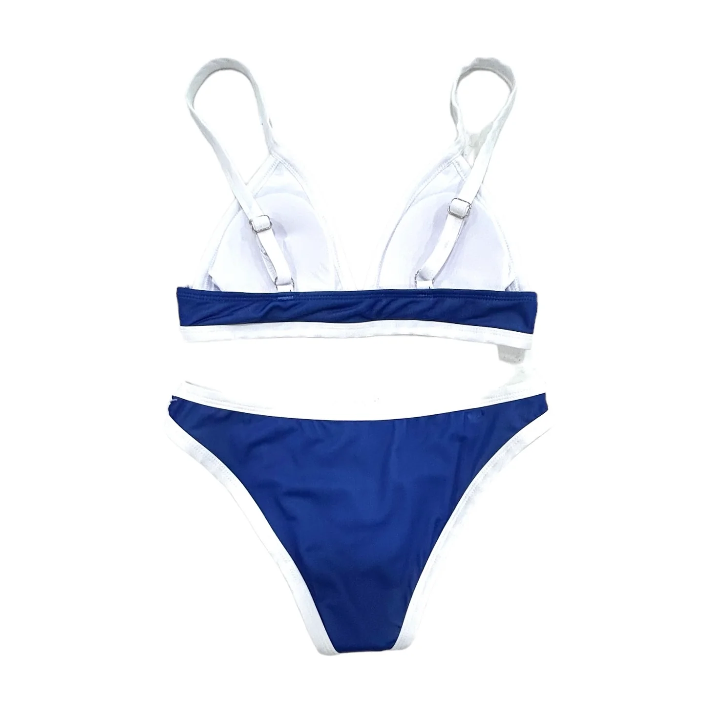 Woman's Bikini - Navy Blue Color Block - Image 7