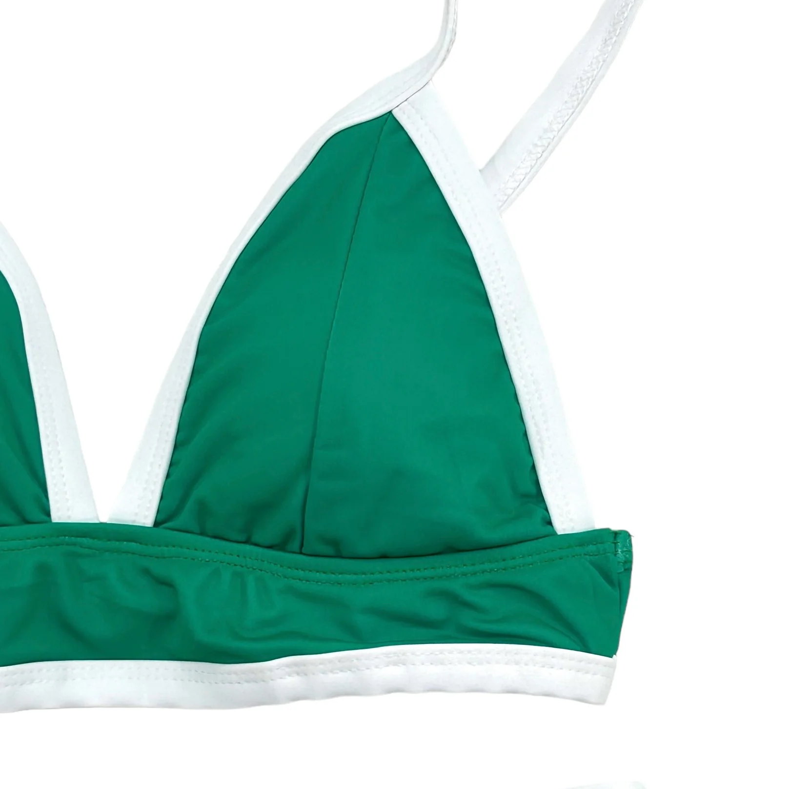 Woman's Bikini - Green Color Block - Image 4