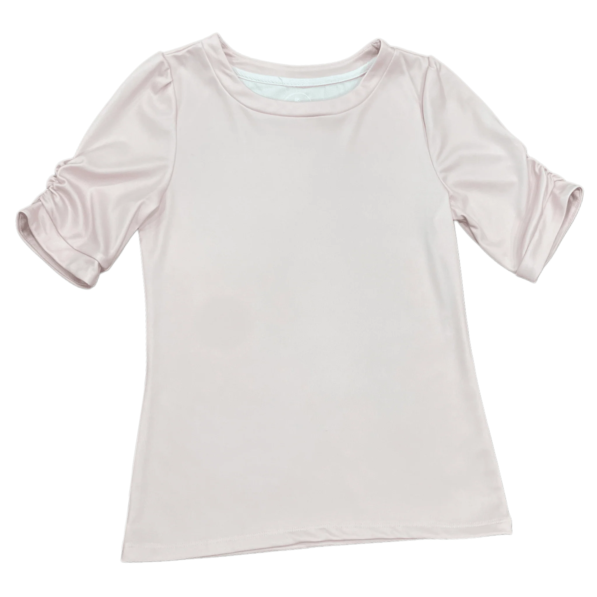 Josie 3/4 Ruched Top - Pink - Image 4