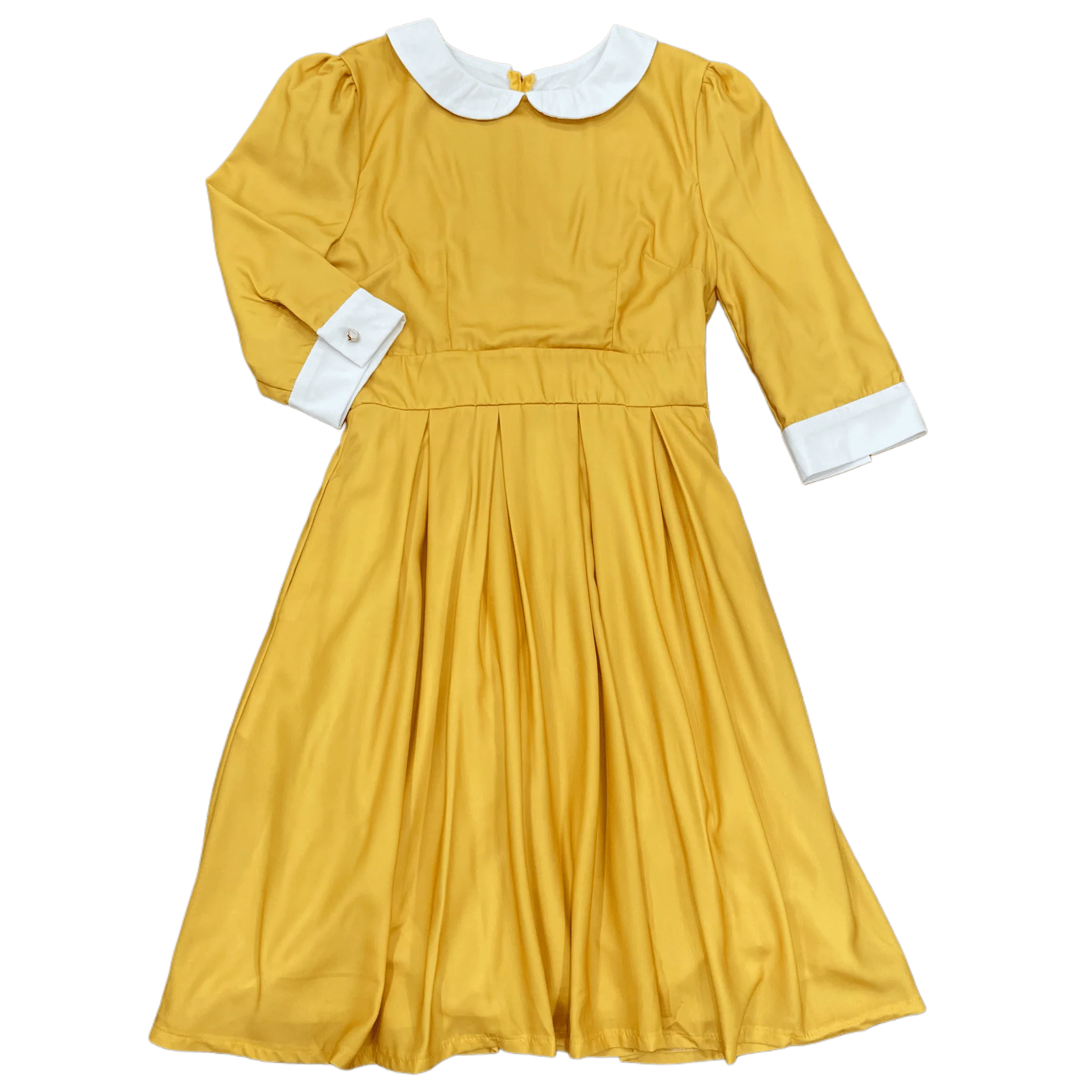 Mabel Peter Pan Dress - Amber - Image 6