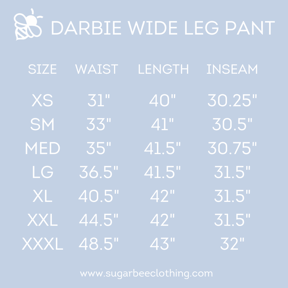 Darbie Wide Leg Pant - Blue - Image 5