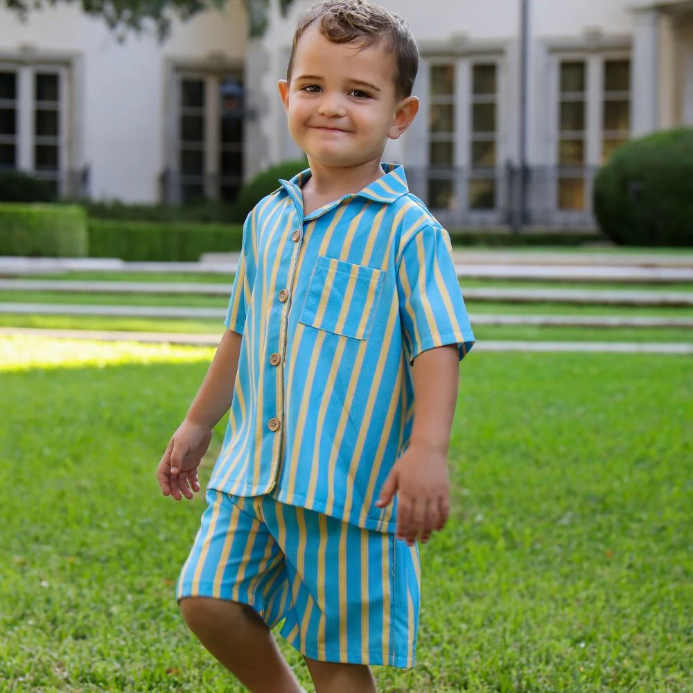 Craig Woven Short Set - Classic Clubhouse