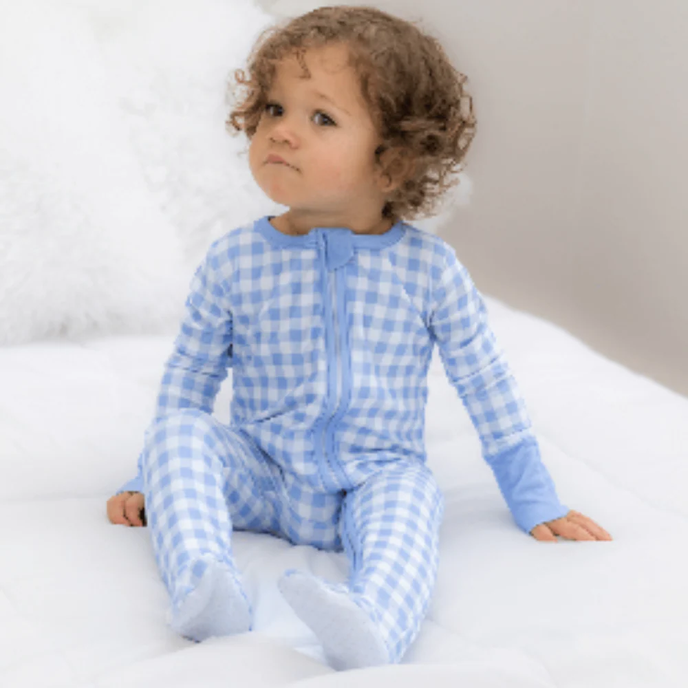 Zippy - Blue Gingham